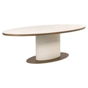 - Eettafel Tivoli white oval 230