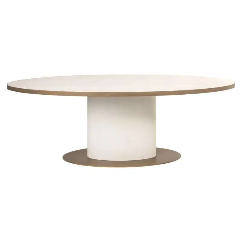 - Eettafel Tivoli white oval 230