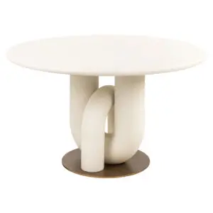 - Eettafel Winslow white 135Ø