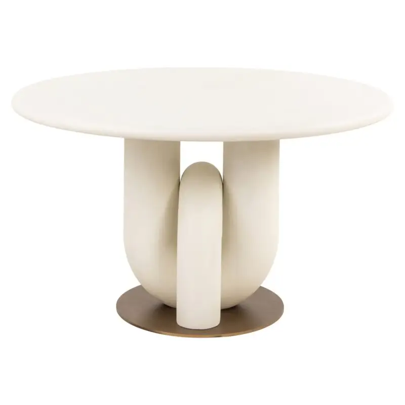 - Eettafel Winslow white 135Ø