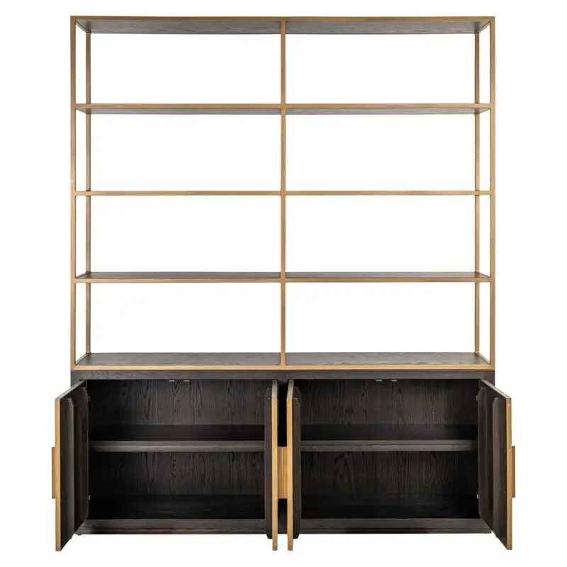 - Wandkast Carter brown large 4-doors