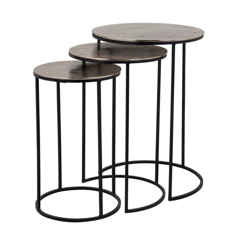 - Salontafel Nolan champagne gold (Set of 3)