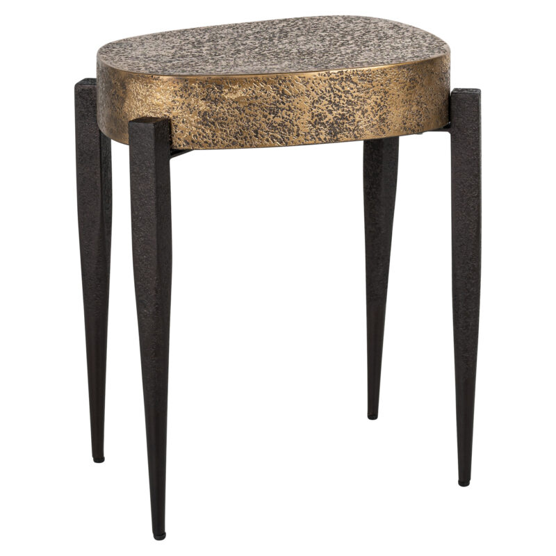 - Bijzettafel Declan black/gold