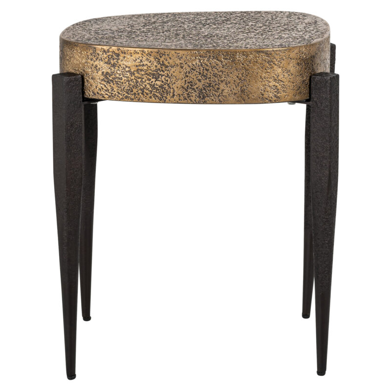 - Bijzettafel Declan black/gold