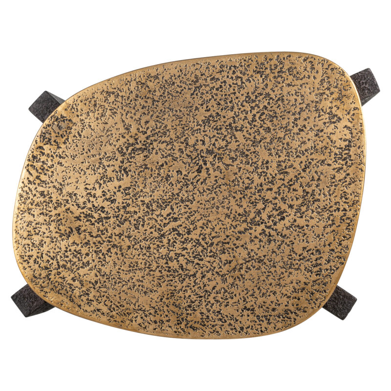 - Bijzettafel Declan black/gold