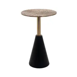 - Bijzettafel Cobra gold 30Ø