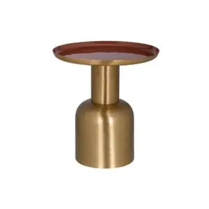 - Bijzettafel Inaya brushed gold 41Ø