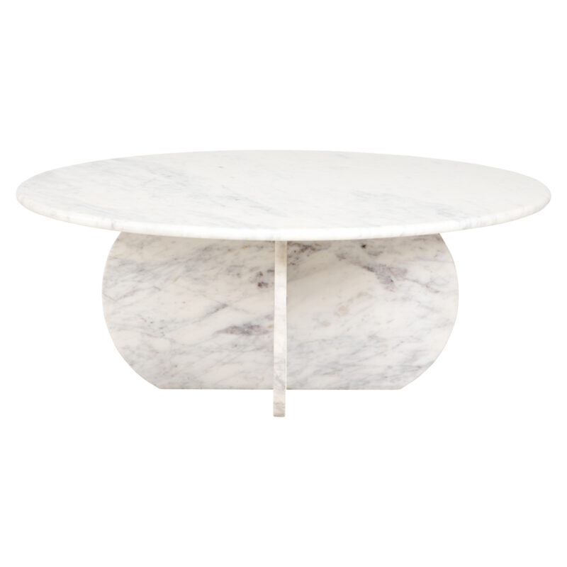 - Salontafel Holmes white 90Ø