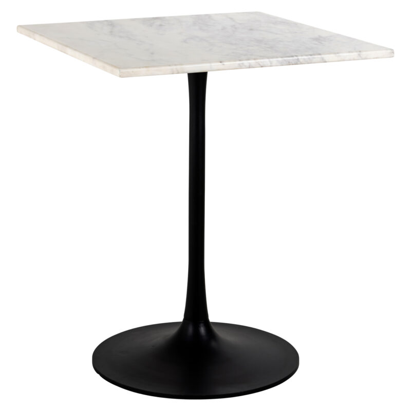 - Bistrotafel Carlten black/white 65x65