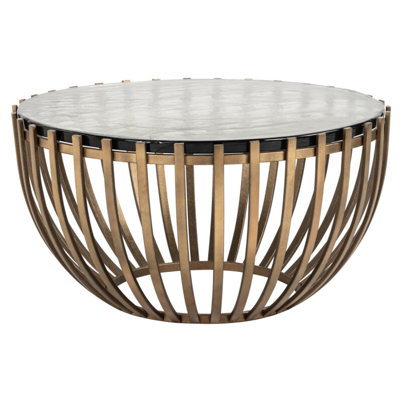 - Salontafel Volante gold 84Ø