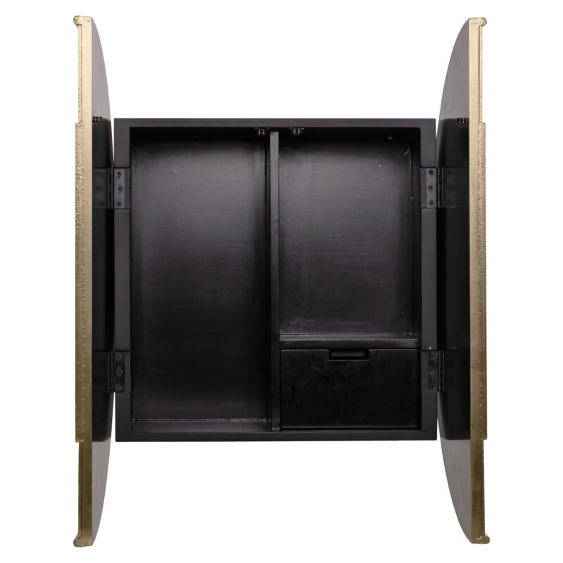 - Opbergkast Bowie black/gold