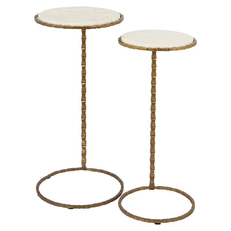- Bijzettafel Scofield gold (Set of 2)