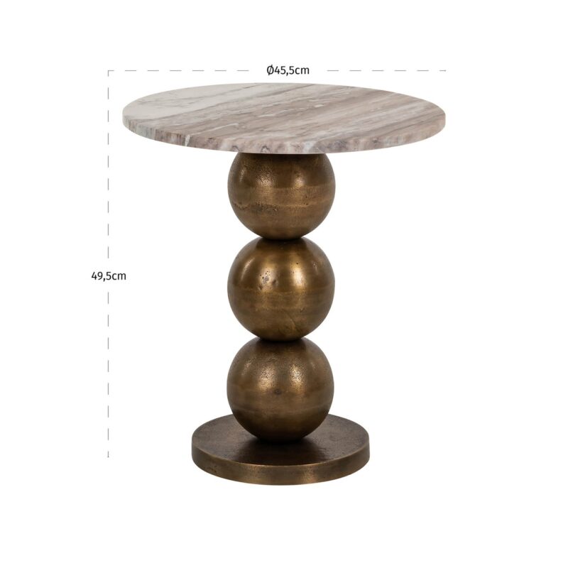 - Bijzettafel Barley beige