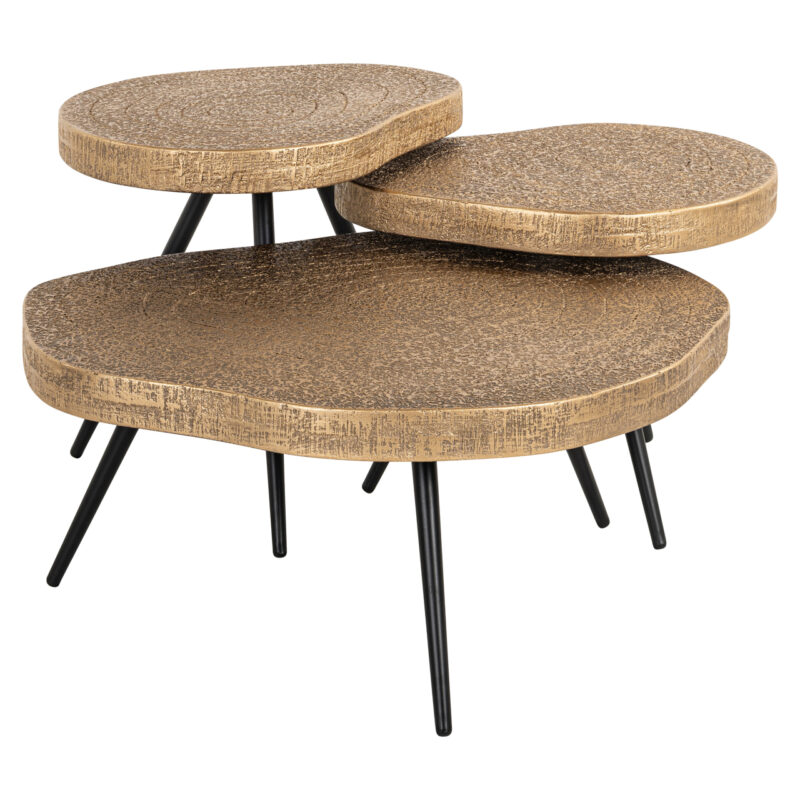 - Salontafel Symba bronze (Set of 3)
