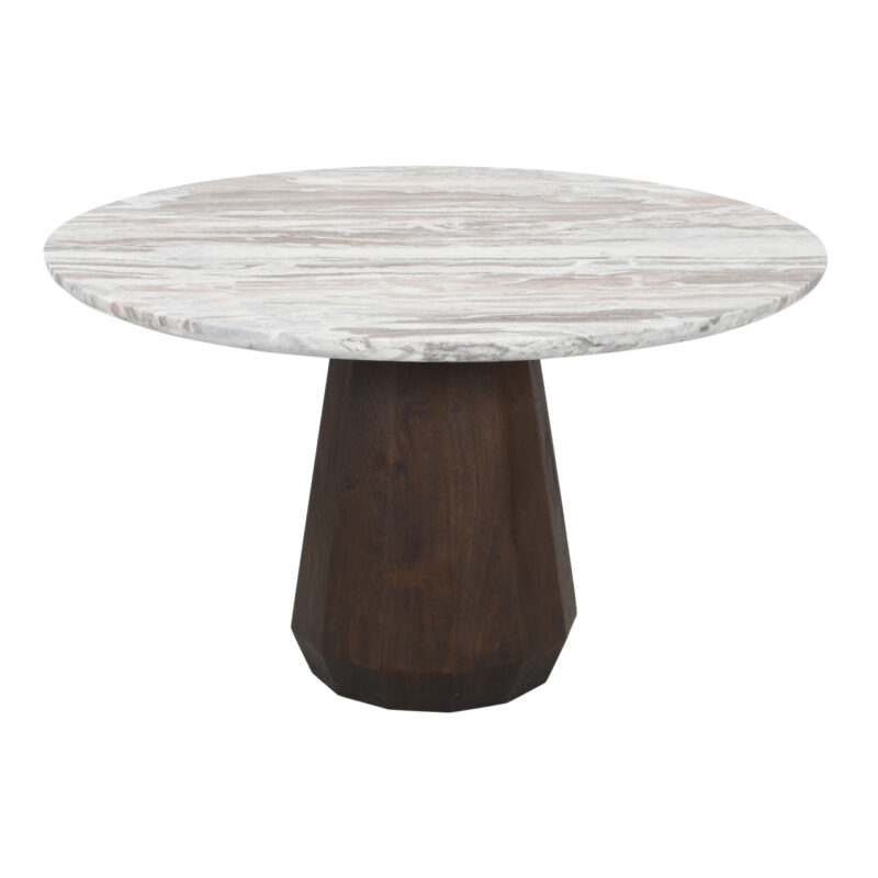 - Eettafel Oberoy brown 130Ø