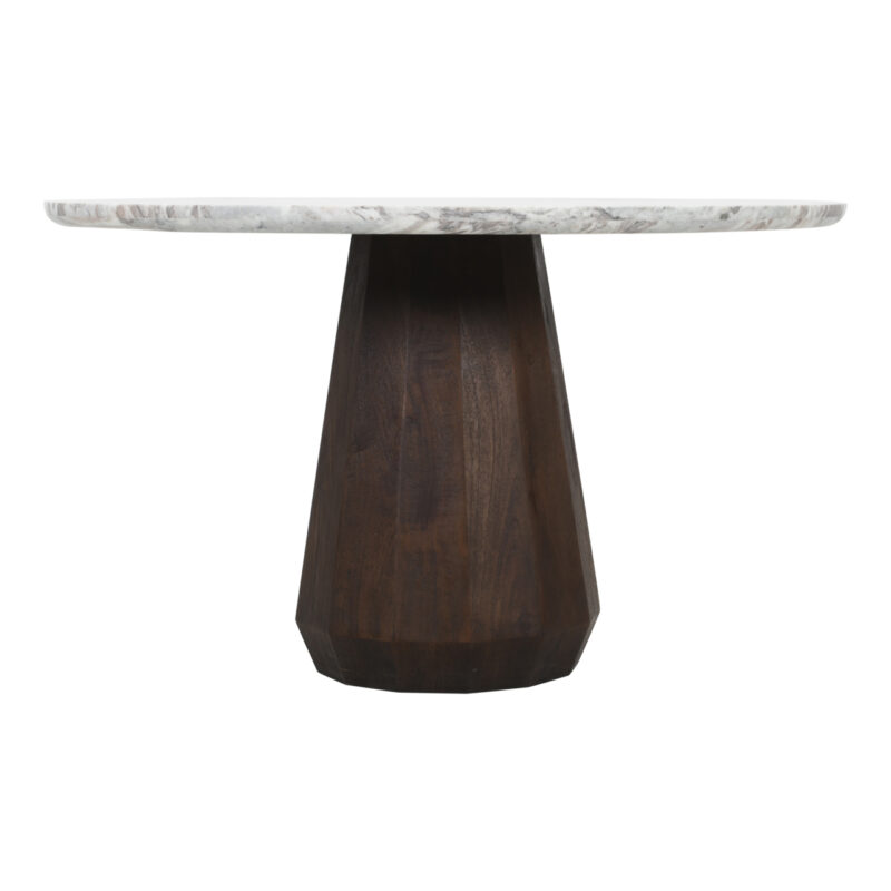 - Eettafel Oberoy brown 130Ø