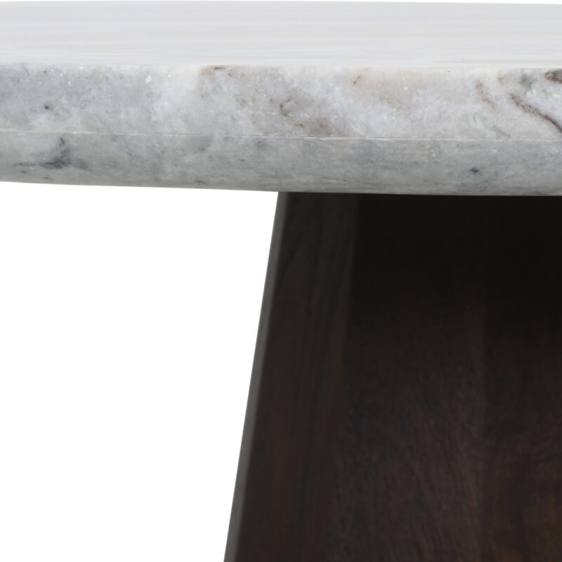 - Eettafel Oberoy brown 130Ø