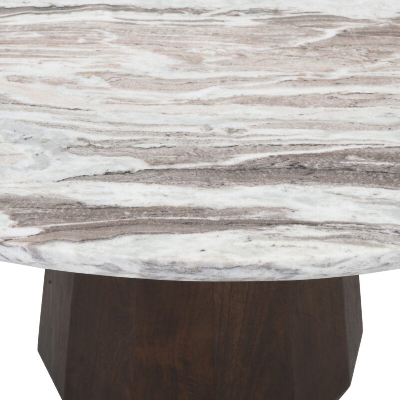 - Eettafel Oberoy brown 130Ø