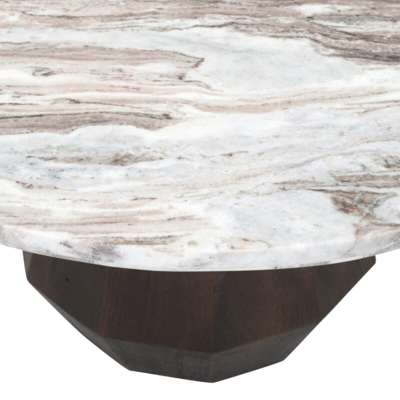 Richmond - Salontafel Oberoy brown 80Ø - Afbeelding 17