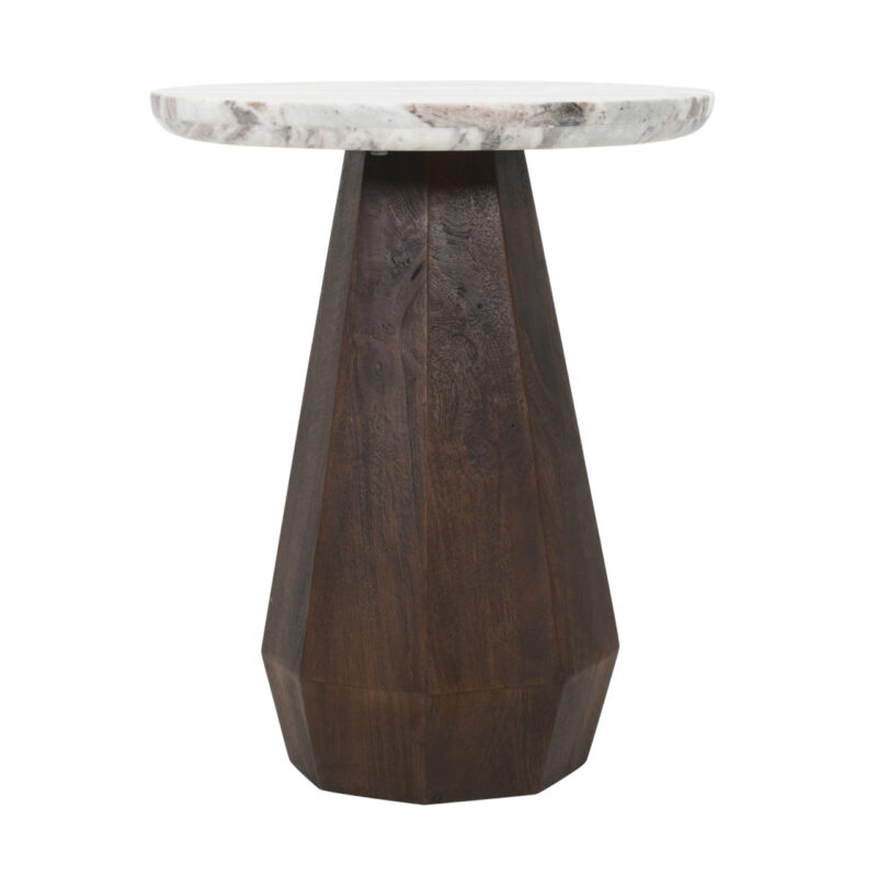 - Bijzettafel Oberoy brown 45Ø