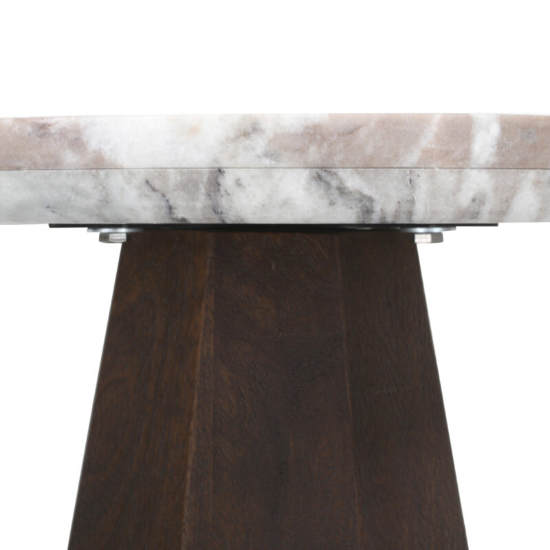 - Bijzettafel Oberoy brown 45Ø