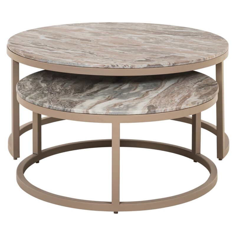 - Salontafel Fairfax stone (Set of 2)