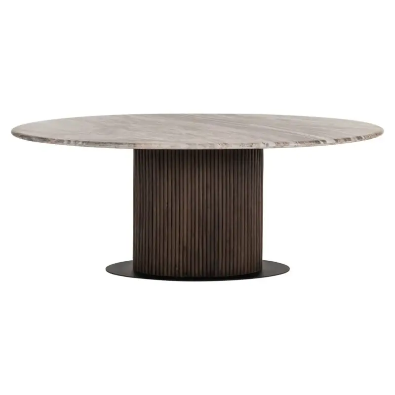 - Eettafel Rasford dark brown oval 200