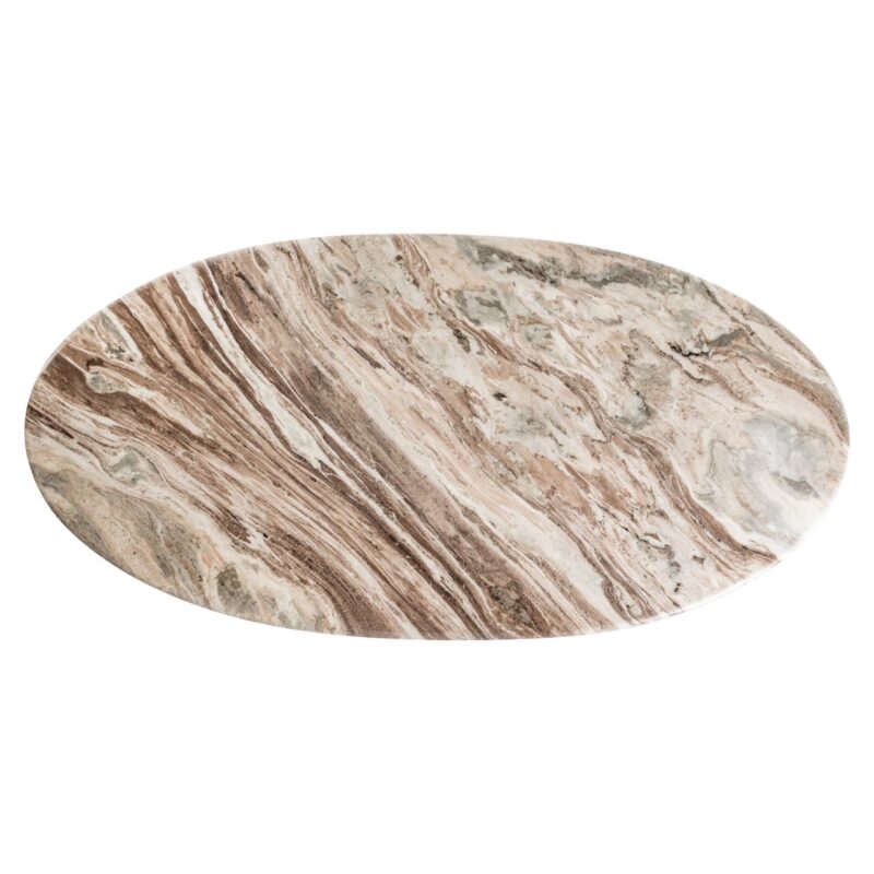 - Eettafel Rasford dark brown oval 200