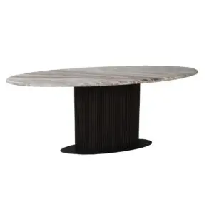 - Eettafel Rasford dark brown oval 200