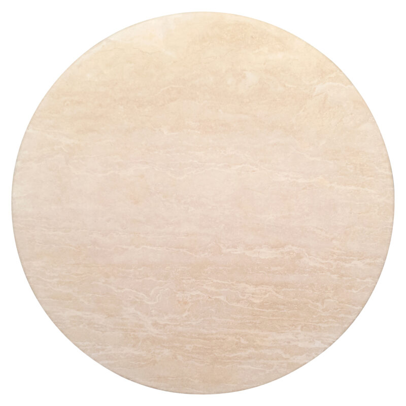 - Eettafel Renaissance beige 130Ø