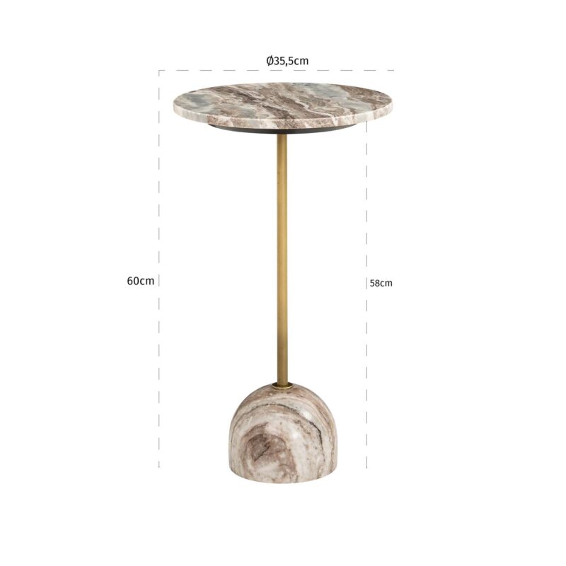 - Bijzettafel Kobe sand