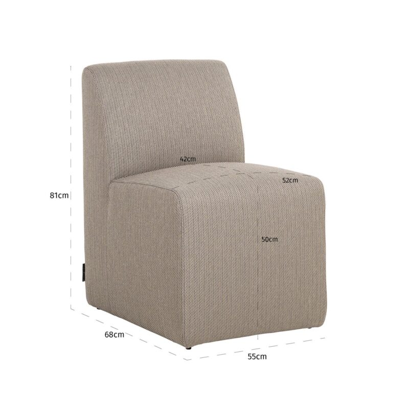 Richmond - Outdoor eetkamerstoel Riva taupe - Afbeelding 22