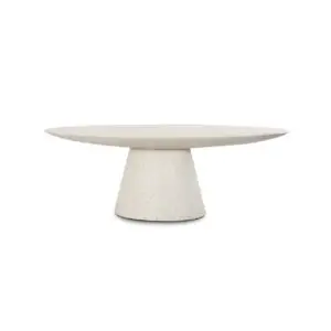 - Outdoor eettafel Nassau beige oval 220