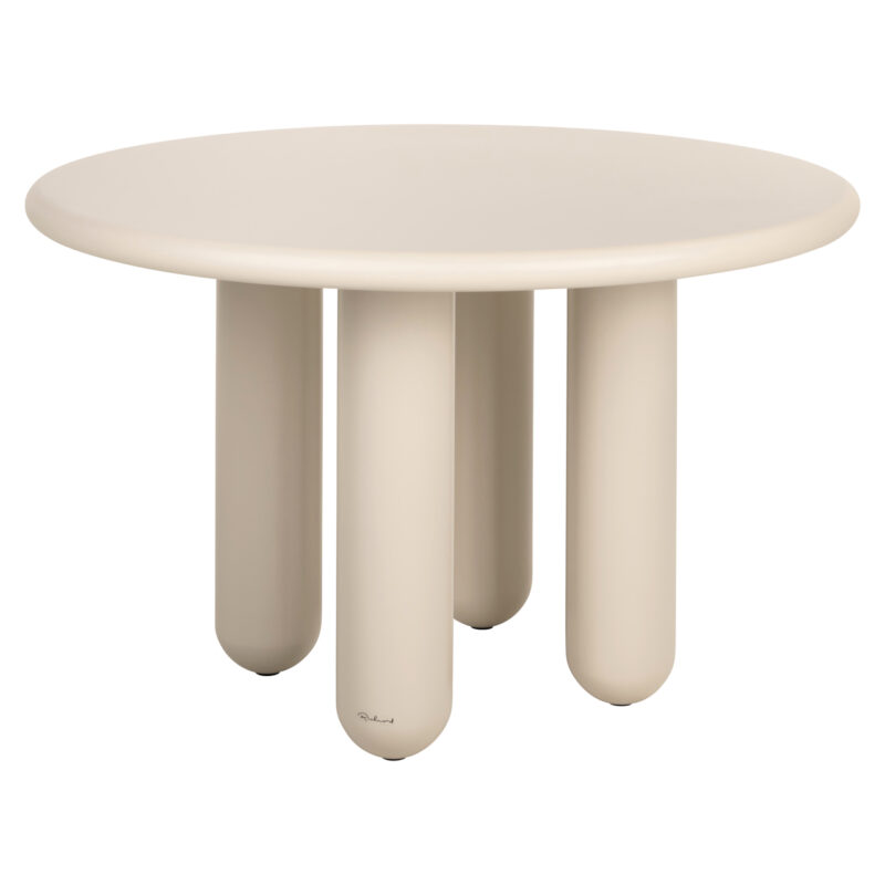 - Eettafel Calma beige 120Ø