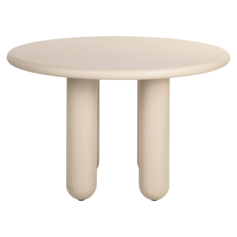 - Eettafel Calma beige 120Ø