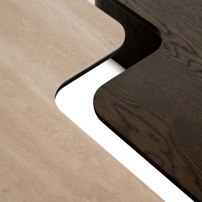 Richmond - Salontafel Nando brown (Set of 2) - Afbeelding 18