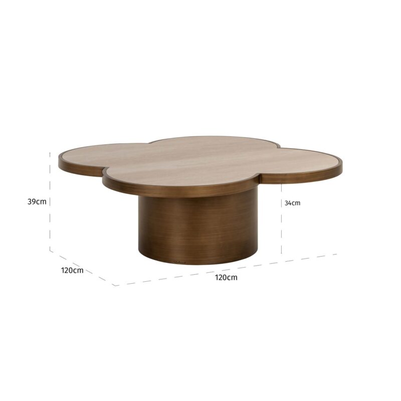 - Salontafel Clover beige