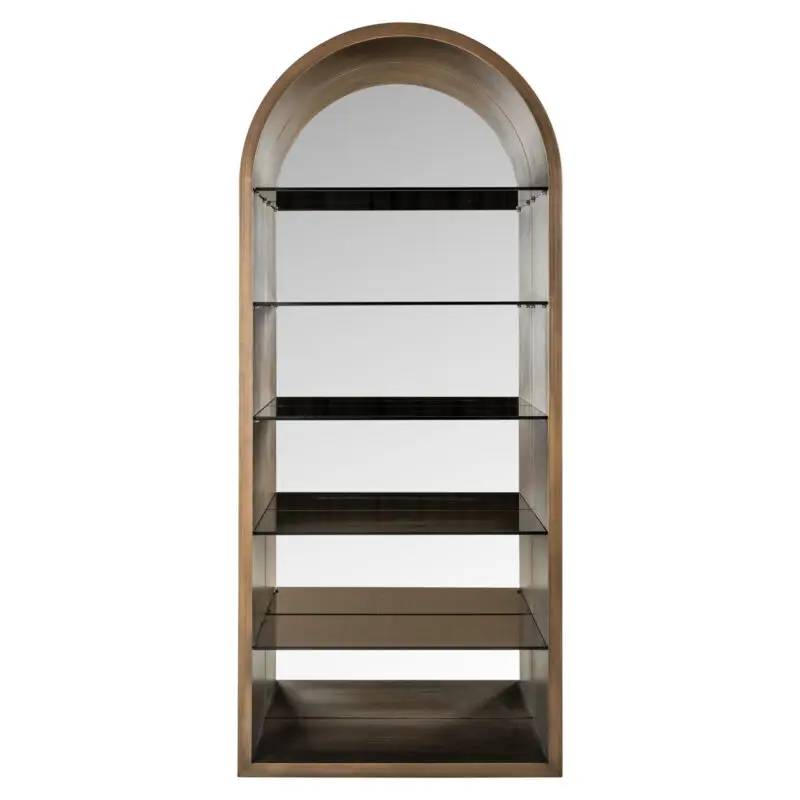 - Wandkast Bowic brushed gold