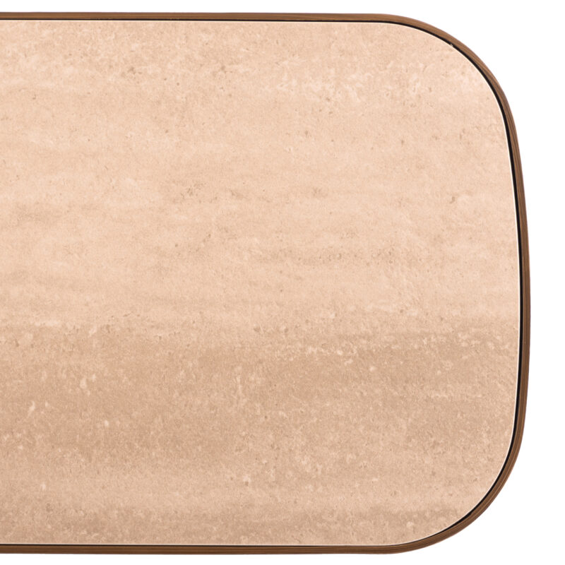 - Console Locarno brushed gold