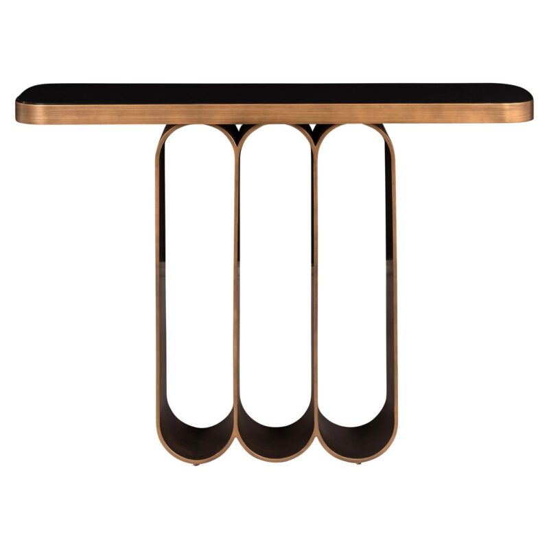 - Console Locarno brushed gold