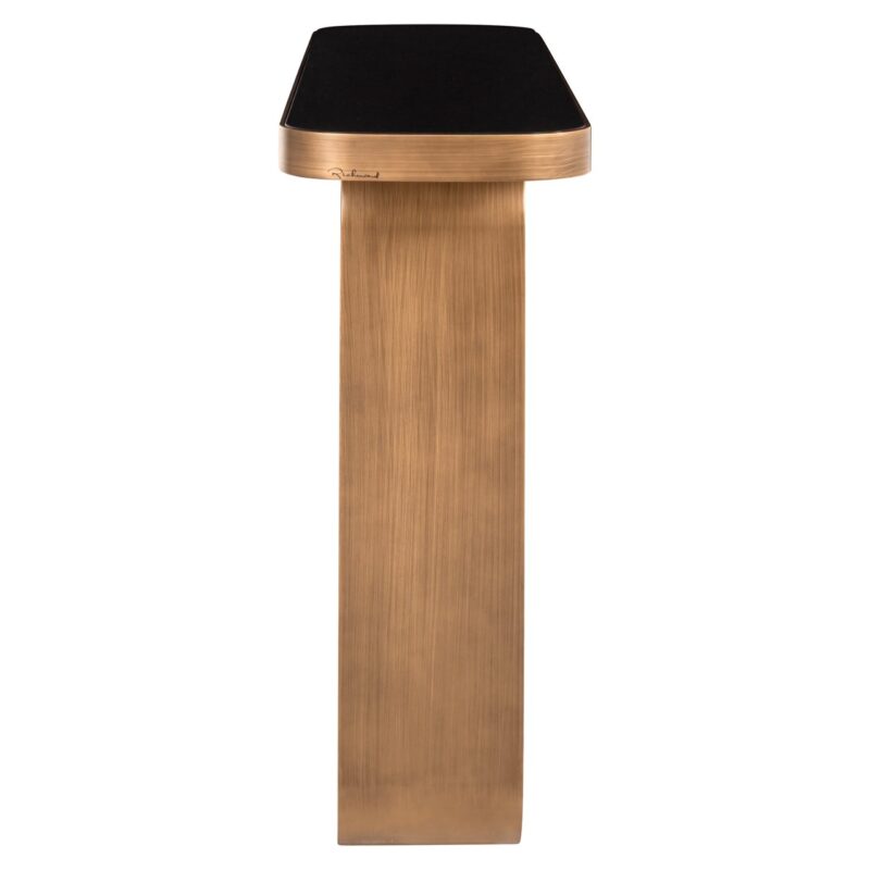 - Console Locarno brushed gold