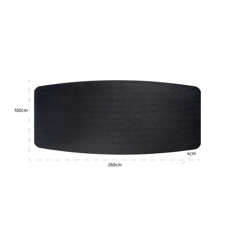- Eettafel Bonvoy black 260