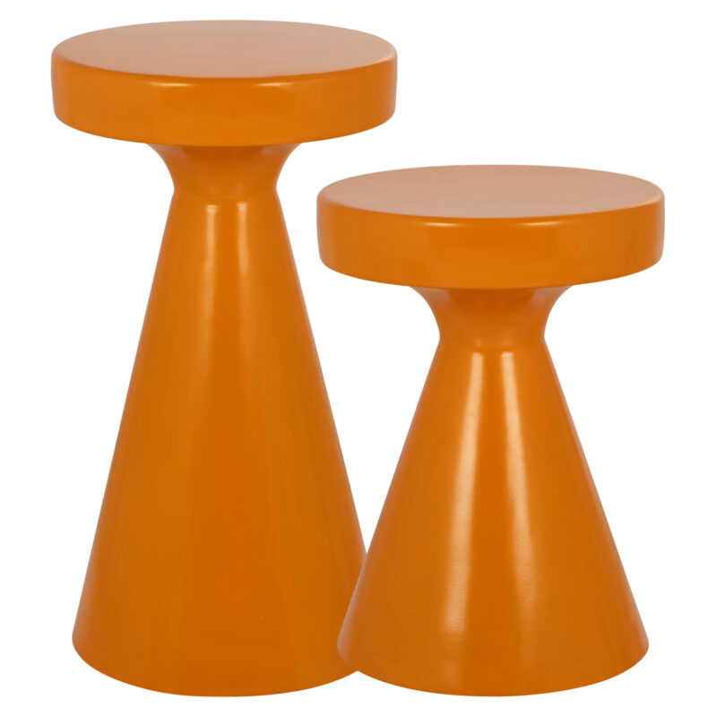 - Bijzettafel Kimble orange large 30Ø