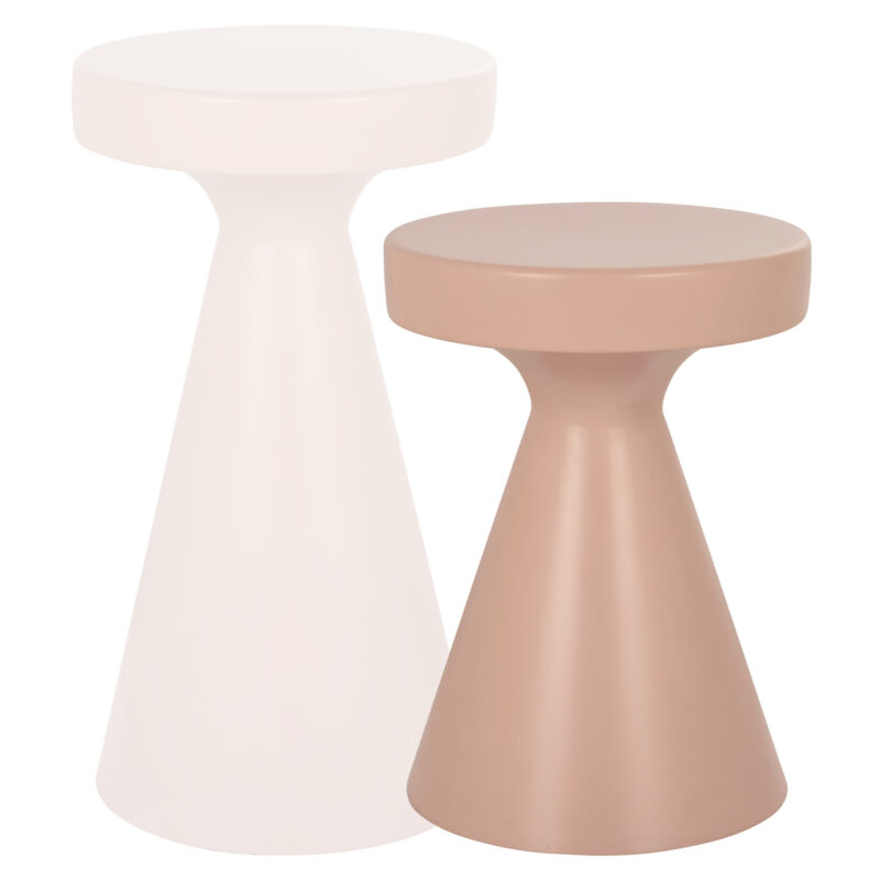 - Bijzettafel Kimble pink small 30Ø