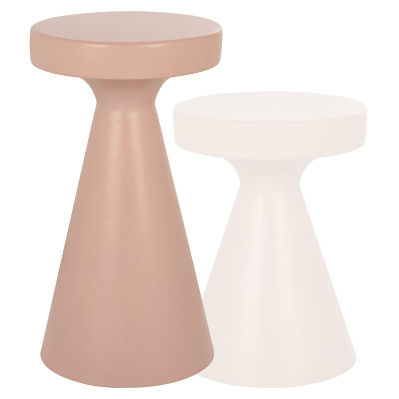 - Bijzettafel Kimble pink large 30Ø
