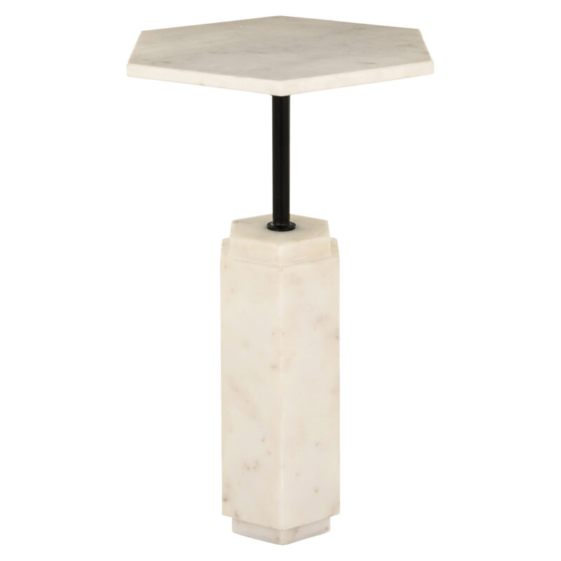 - Bijzettafel Lilitha black/white