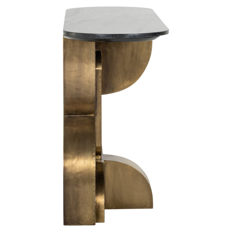 - Console Maddox black/gold