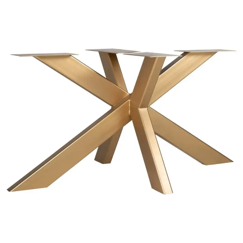 - Eettafel Spider gold base