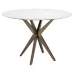 - Eettafel Maisy white 114Ø