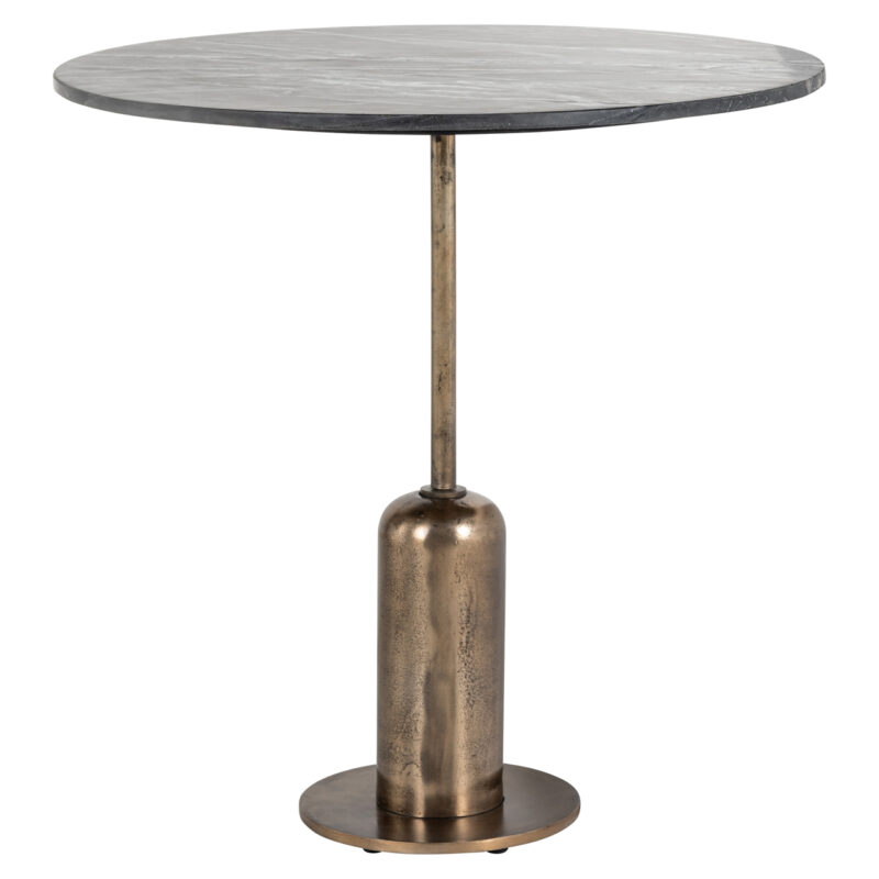 - Bistrotafel Logan black/gold 75Ø